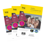 PAPEL A4 FOTOGRAFICO 180G PCT 50 FOLHASS