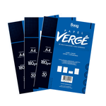 PAPEL A4 VERGE BRANCO 180G PCT 50 FOLHAS