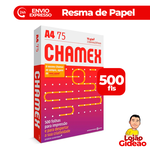 PAPEL SULFITE A4 COM 500 CHAMEX