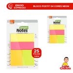 POST IT SMART COLORIDO NEON 4 BLOCOS