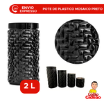 POTE MOSAICO 2000ML FUME TAMPA PRETA