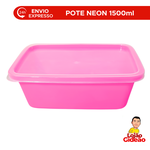 POTE ORGANIZADOR 1500ML ROSA NEON