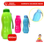 SQUEEZE FLIP TOP COLORIDA 600ML