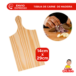 TABUA DE CARNE MADEIRA 14X29 CM