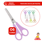 TESOURA ESCOLAR PLUS PASTEL