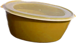 POTE OVAL 1600ML COM TAMPA TRANSPARENTE