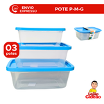 POTE PMG 3PC 500ML 1000ML 1500ML MASTER LIGHT