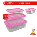POTE PMG 3PC 500ML 1000ML 1500ML MASTER LIGHT