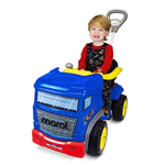 CARRINHO DE PASSEIO TRUCK PARA MENINO AZUL