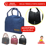 BOLSA TERMICA PARA MARMITA LANCHE  TAMANHO NECESSAIRE