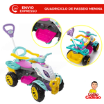 QUADRICICLO INFANTIL PARA MENINA MARAL