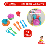 UTENSILIOS DA COZINHA DE BRINQUEDO PARA MENINAS COLORIDO