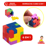 BORRACHA ESCOLAR CUBO MAGICO