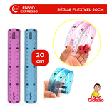 REGUA ESCOLAR FLEXIVEL 20CM