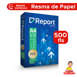 Papel Sulfite A4 Resma de 500 fls Papel Report Para Impressão 75gr Folha A4