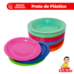 PRATO DE PLASTICO REDONDO FUNDO