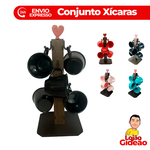 SUPORTE XICARA PEDESTAL COM 6 XICARAS