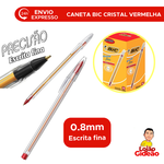 Caneta Bic Cristal Precisao Vermelha 0,8mm