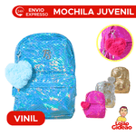 Mochila Juvenil Metalizada