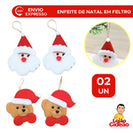 Enfeite de Árvore de Natal em Feltro