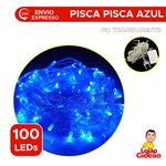 Pisca Pisca Led Azul 9m Fio Transparente