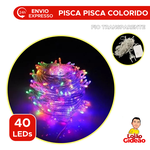 Pisca Pisca Led Colorido 4m Fio Transparente