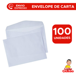 Envelope de Carta Branco 14x16cm c/ 100un