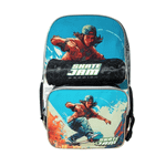Kit Mochila Estojo e Lancheira Skate Jam