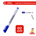 Marcador Permanente Para Retroprojetor e CD 2mm - Azul