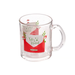 Caneca de Vidro Natalina 320ml