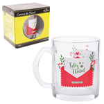 Caneca de Vidro Natalina 320ml