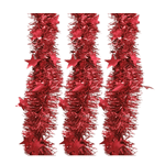 Festão Enfeite Natalino Gold 8cm x 2m