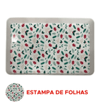 BANDEJA RETANGULAR DE NATAL