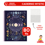 Caderno Universitário 175mmx242mm 80Fls Mystic