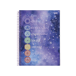 Caderno Universitário 175mmx242mm 80Fls Mystic