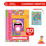 Caderno Universitário 01 Matéria 80Fls Mentos