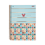 Caderno Universitário 01 Matéria 80Fls Mickey Arts