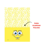 Caderno Universitário 01 Matéria 80Fls Bob Esponja