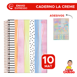 Caderno Universitário 10 Matérias La Creme 160 Fls