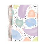 Caderno Universitário 10 Matérias La Creme 160 Fls
