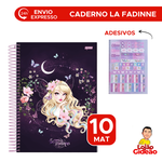 Caderno Universitário 10 Matérias La Fadine 160 Fls