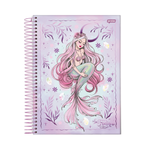 Caderno Universitário 10 Matérias La Fadine 160 Fls