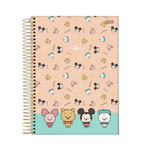 Caderno Universitário 10 Matérias Disney Baby 160 Fls