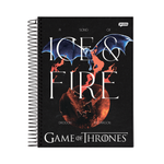 Caderno Universitário 10 Matérias Game Of Thrones 160 Fls