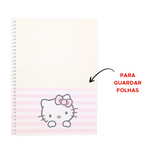 Caderno Universitário 10 Matérias Hello Kitty 160 Fls