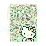 Caderno Universitário 10 Matérias Hello Kitty 160 Fls