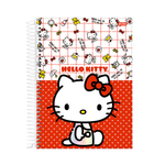 Caderno Universitário 10 Matérias Hello Kitty 160 Fls