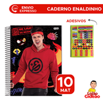 Caderno Universitário 10 Matérias Enaldinho 160 Fls