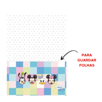 Caderno Universitário 10 Matérias Disney Emoji 160 Fls