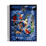 Caderno Universitário 10 Matérias Liga da Justiça 160 Fls